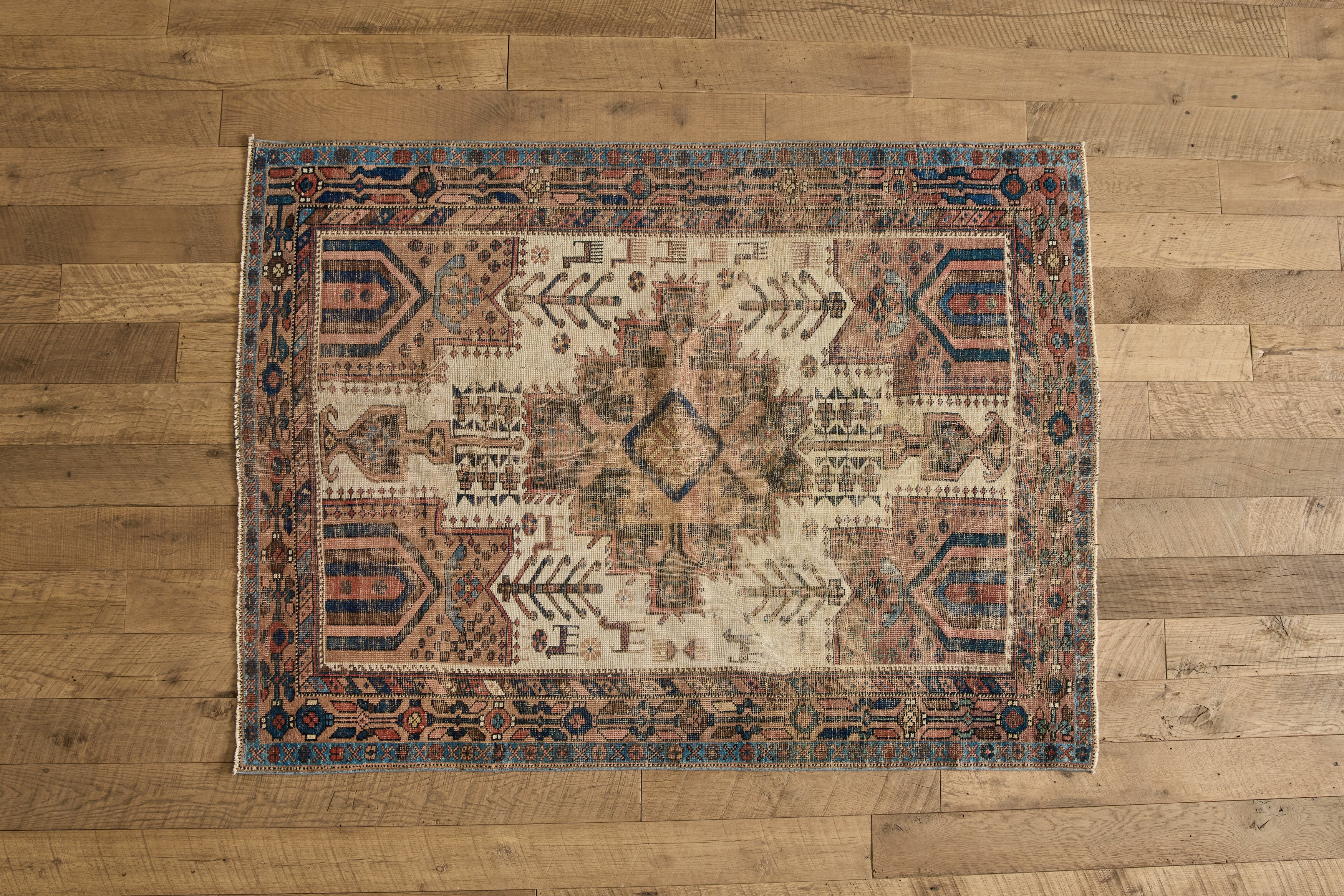 Tribal Afshar Rug 4'5 X 6'