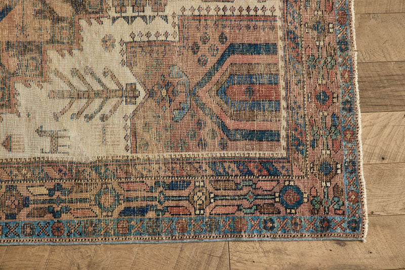 Tribal Afshar Rug 4'5 X 6'