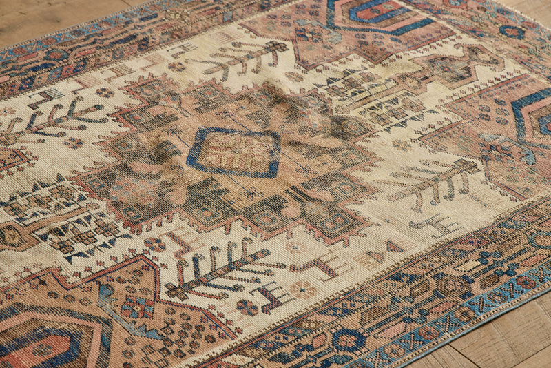 Tribal Afshar Rug 4'5 X 6'