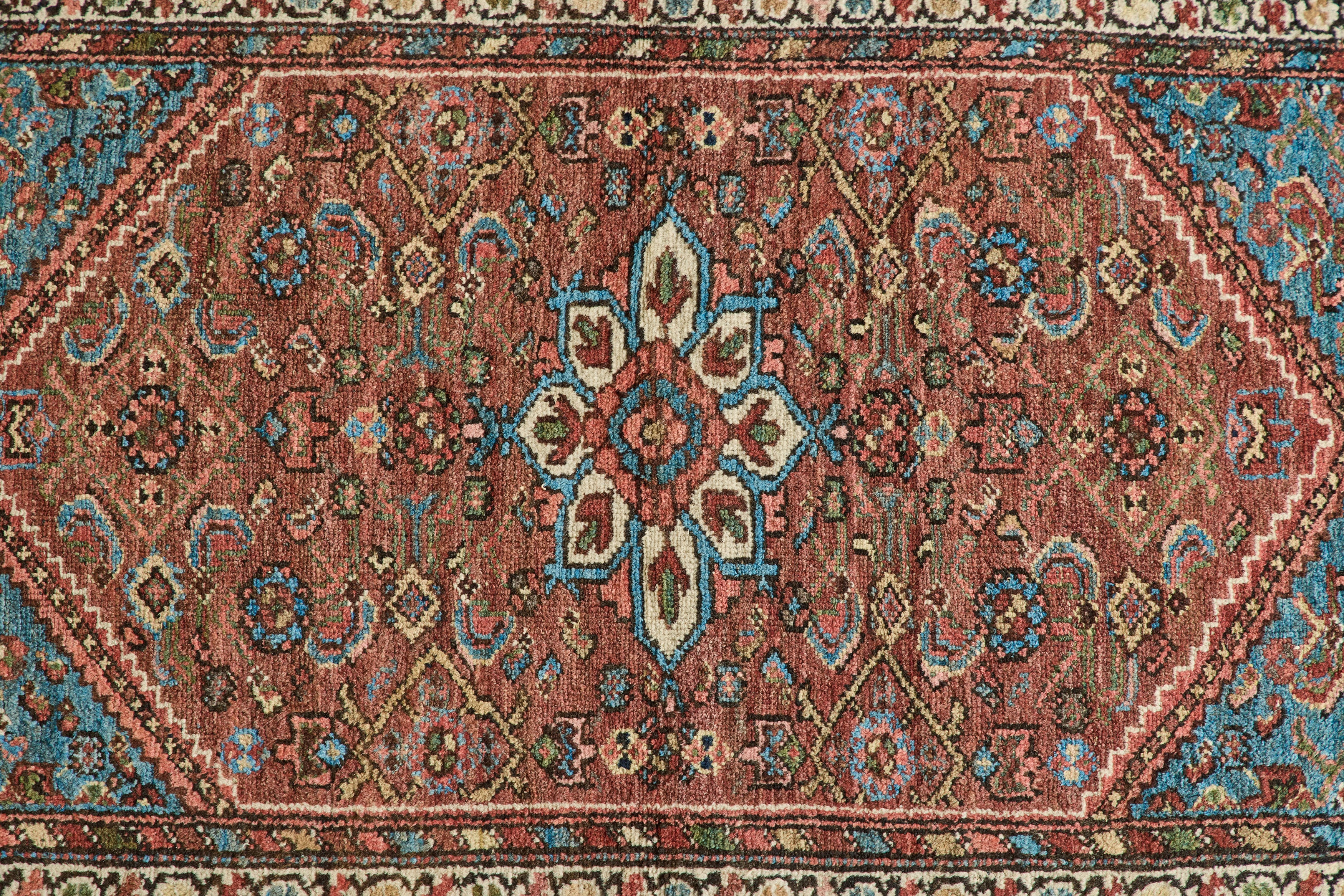 Hamadan Rug 2'7 X 4'