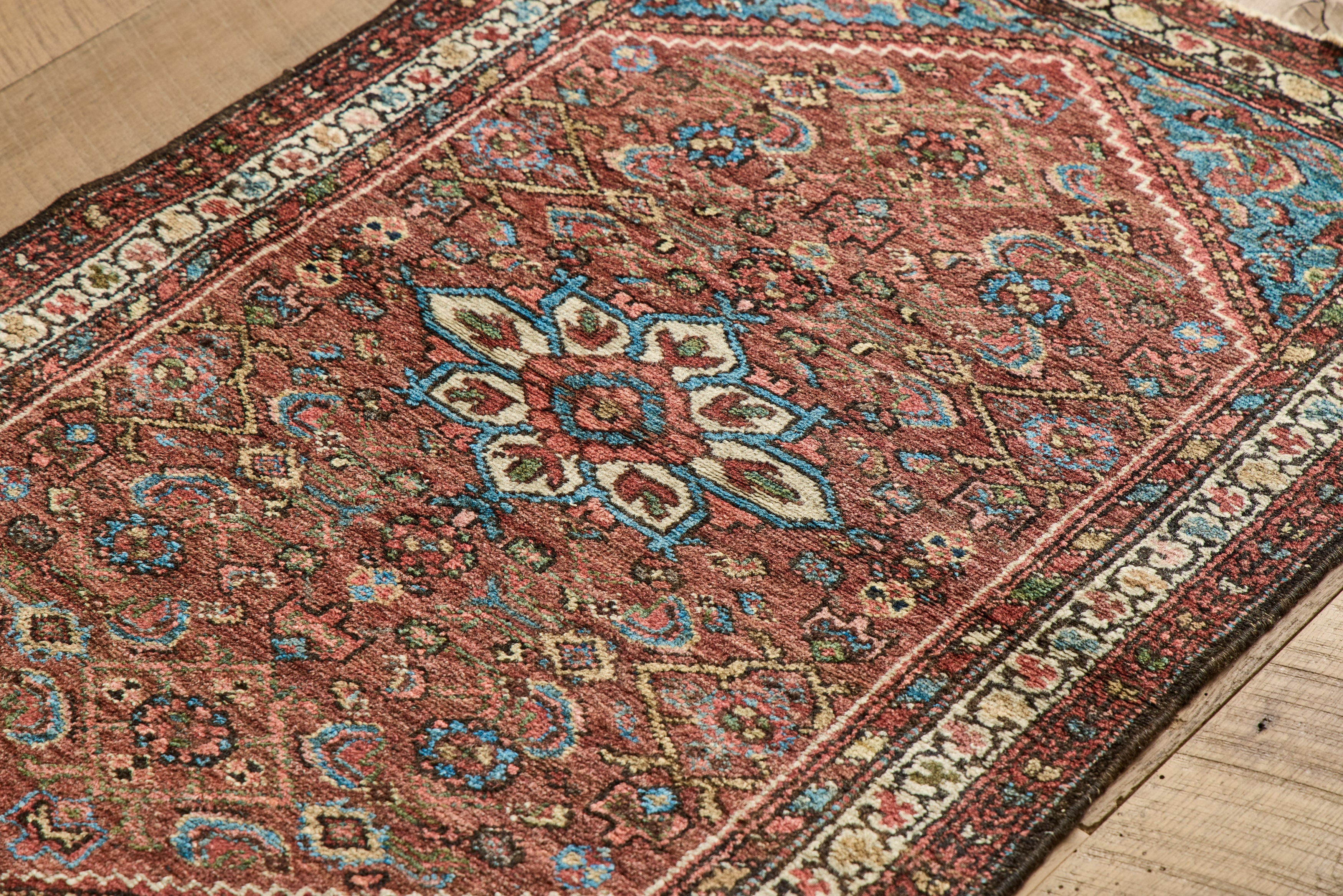 Hamadan Rug 2'7 X 4'