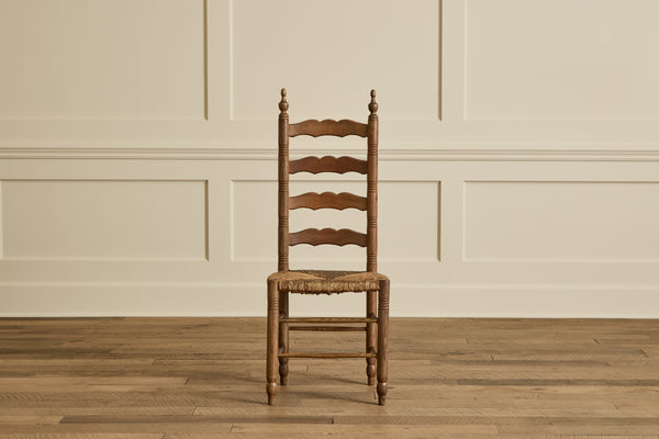Set of 6 French Ladder Back Chairs