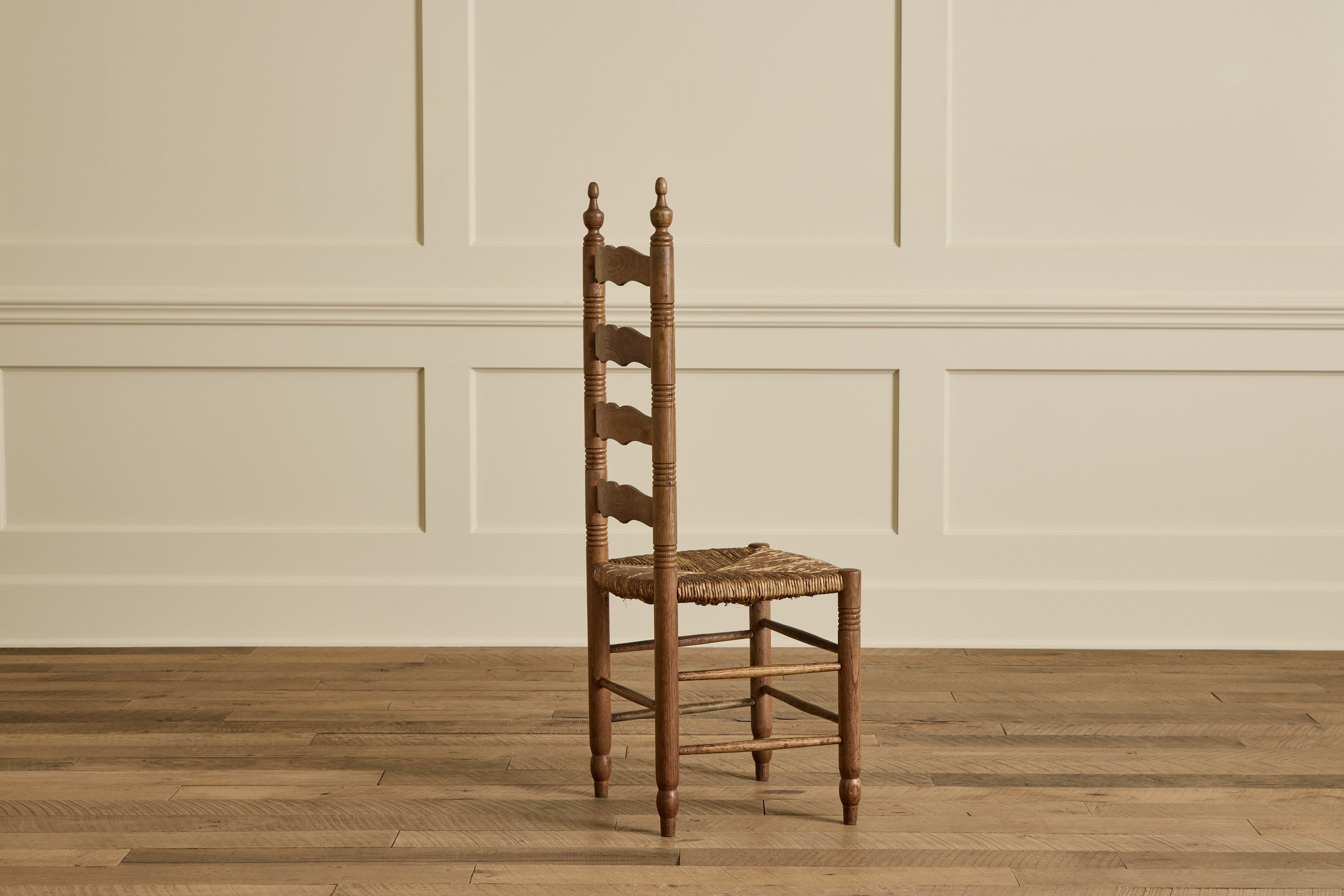 Set of 6 French Ladder Back Chairs