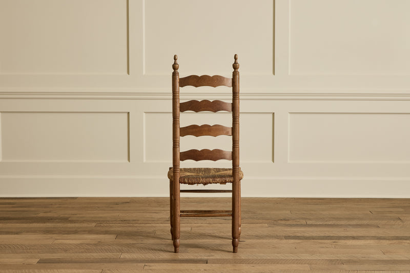 Set of 6 French Ladder Back Chairs