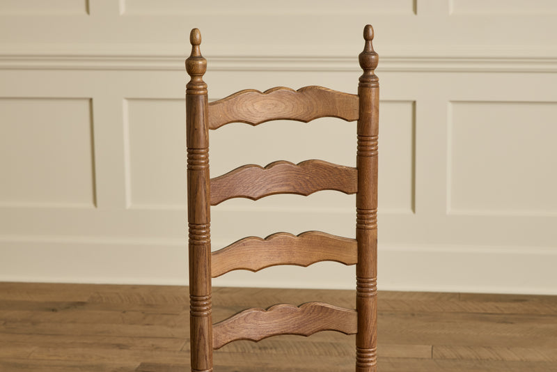 Set of 6 French Ladder Back Chairs