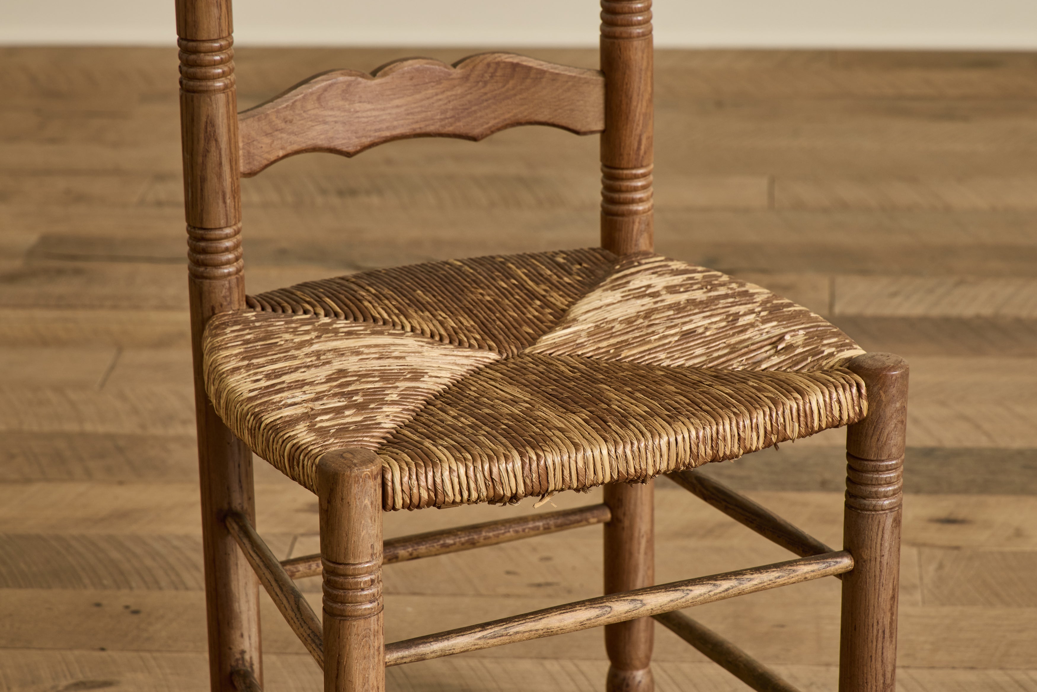 Set of 6 French Ladder Back Chairs