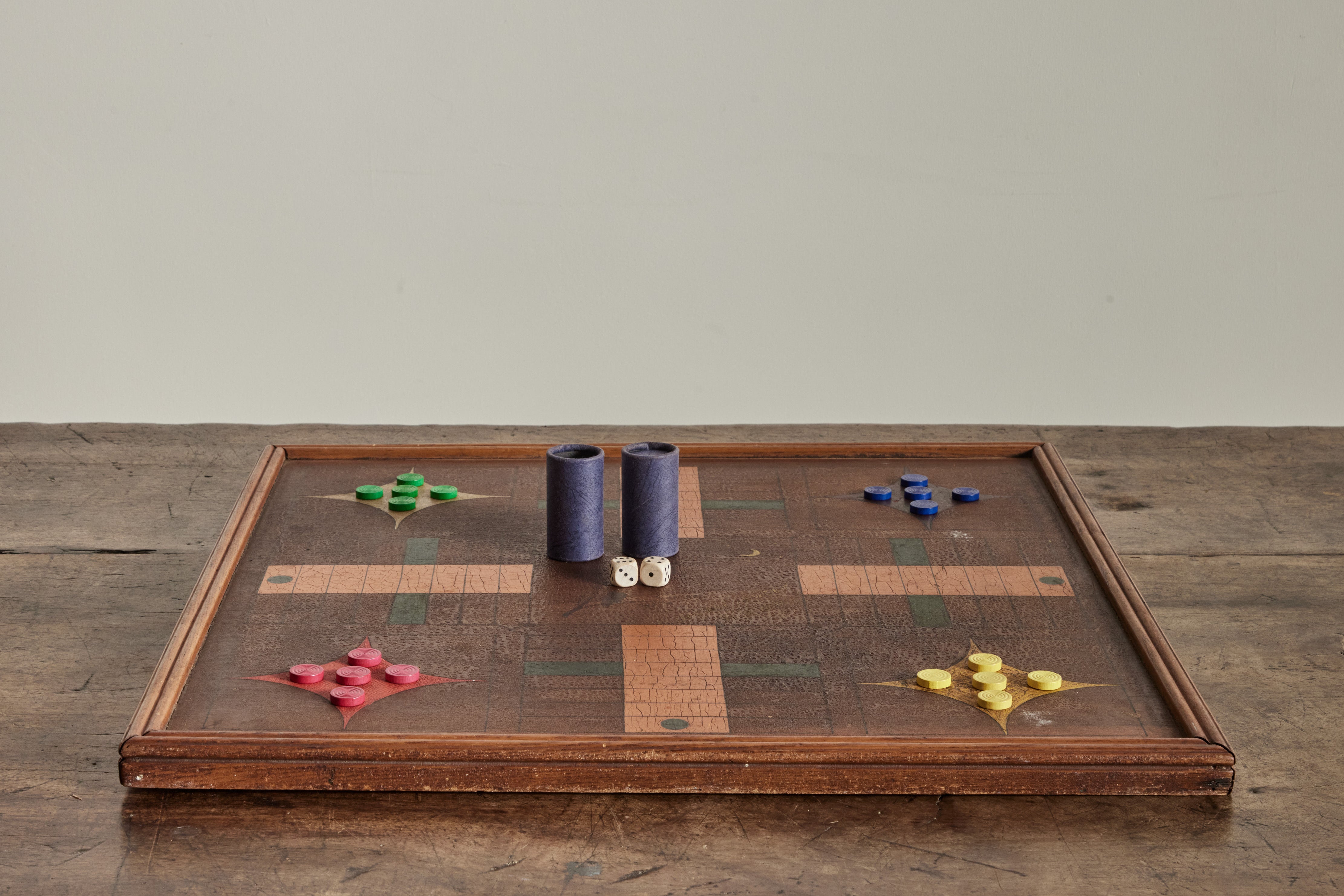 19th Century Parchessi Board