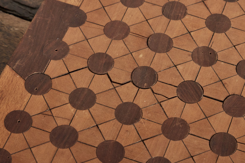 Inlaid Wood Chinese Checkerboard
