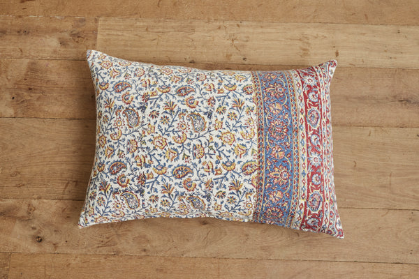 Vintage Paisley Print Pillow