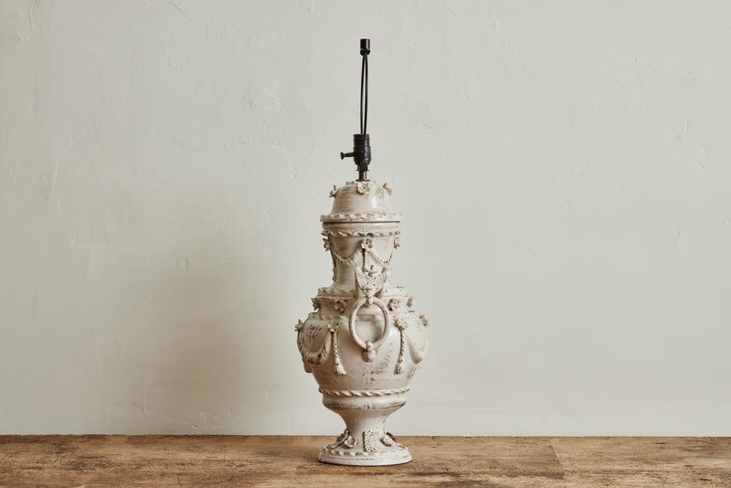 Ornate Ceramic Table Lamp