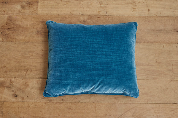 Nickey Kehoe Velvet Rectangle Pillow, Aegean