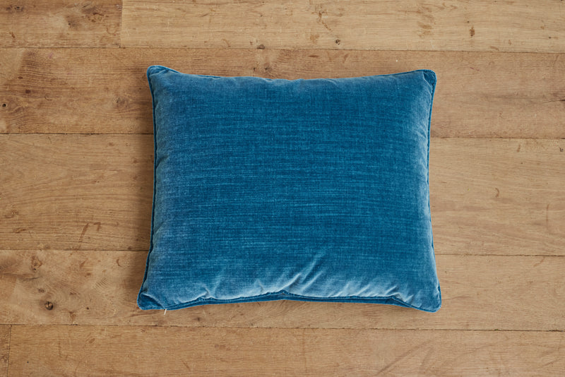 Nickey Kehoe Velvet Rectangle Pillow, Aegean
