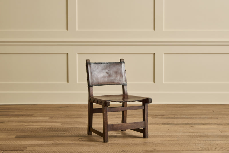 Pair of Leather Sling Chairs