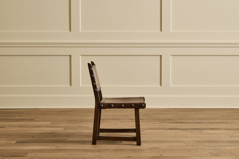 Pair of Leather Sling Chairs