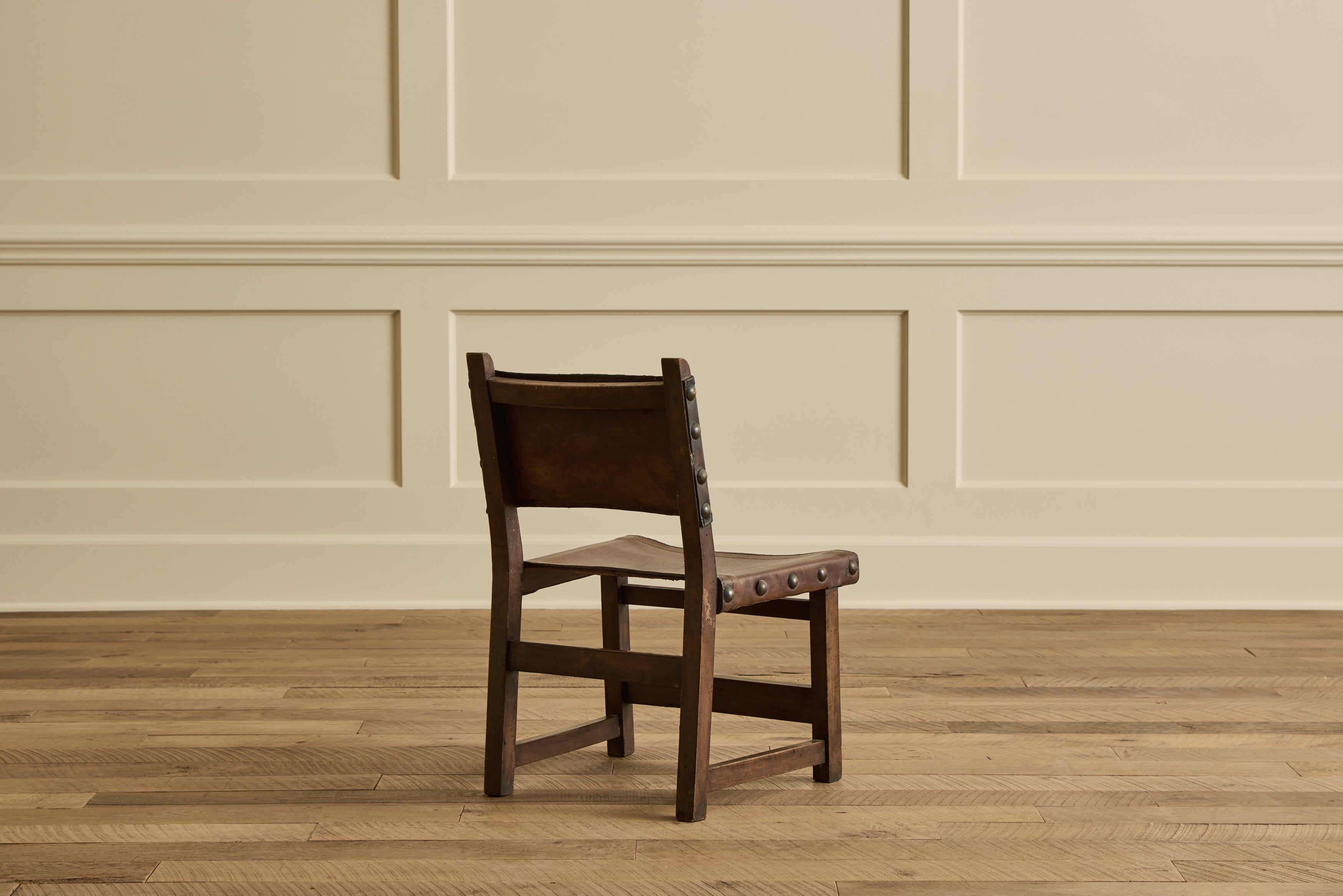 Pair of Leather Sling Chairs
