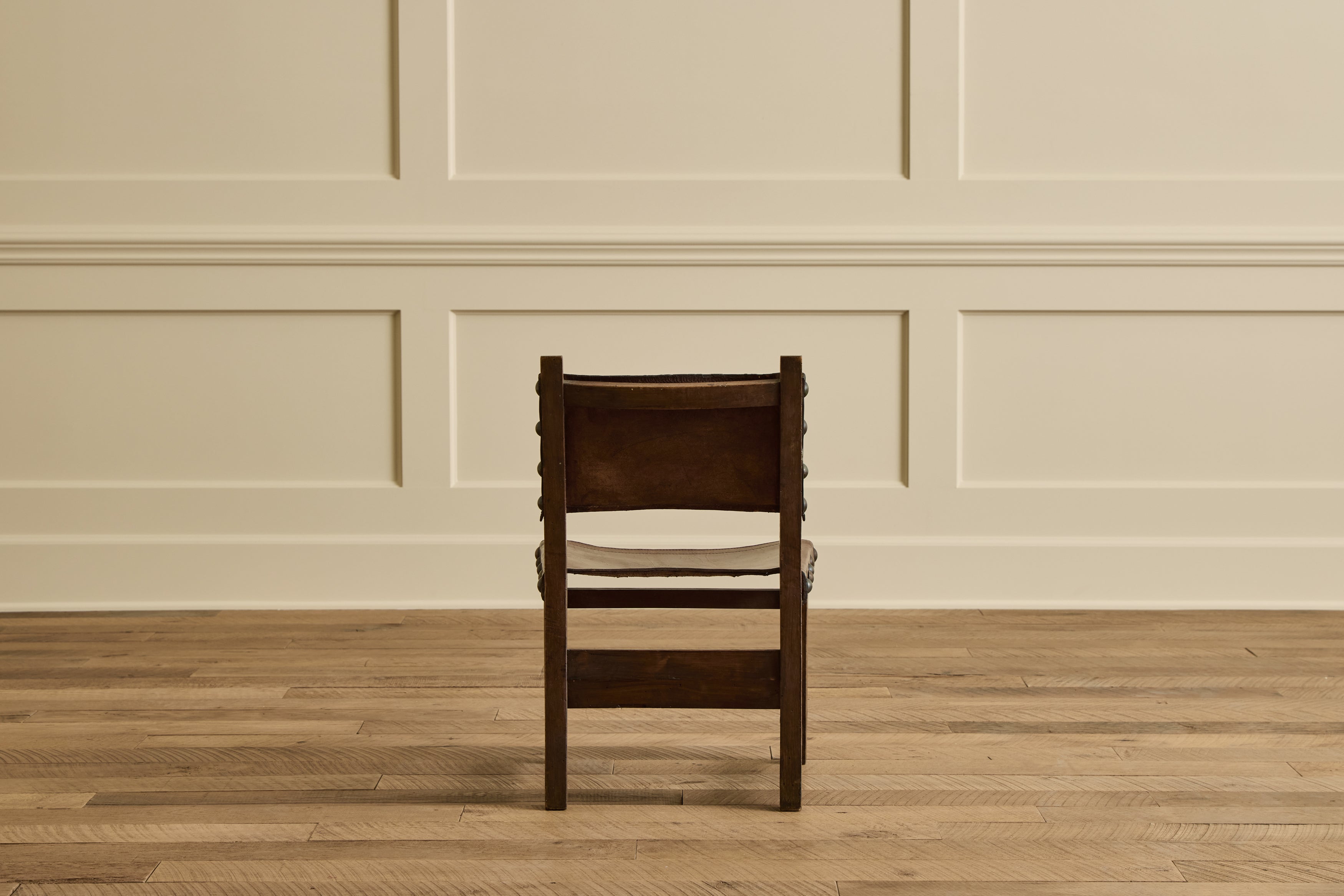 Pair of Leather Sling Chairs