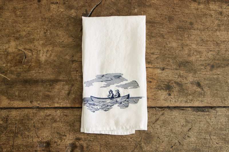 Barquito Embroidered Hand Towel