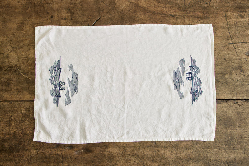 Barquito Embroidered Hand Towel