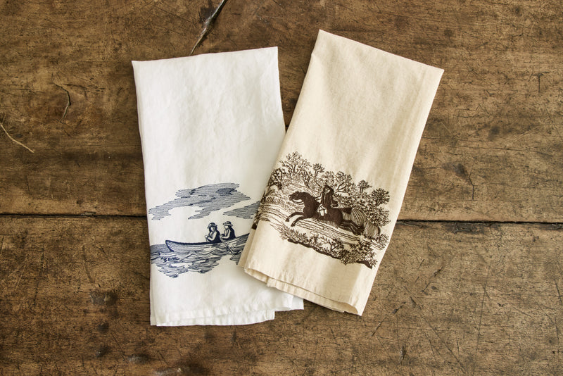 Barquito Embroidered Hand Towel