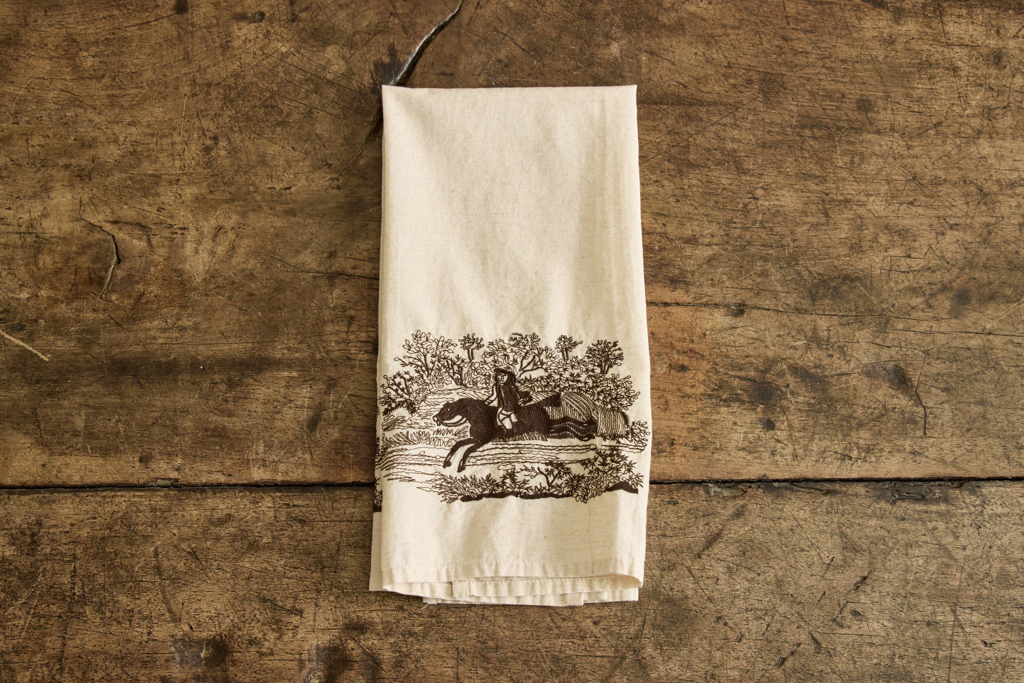 Lusitano Embroidered Hand Towel