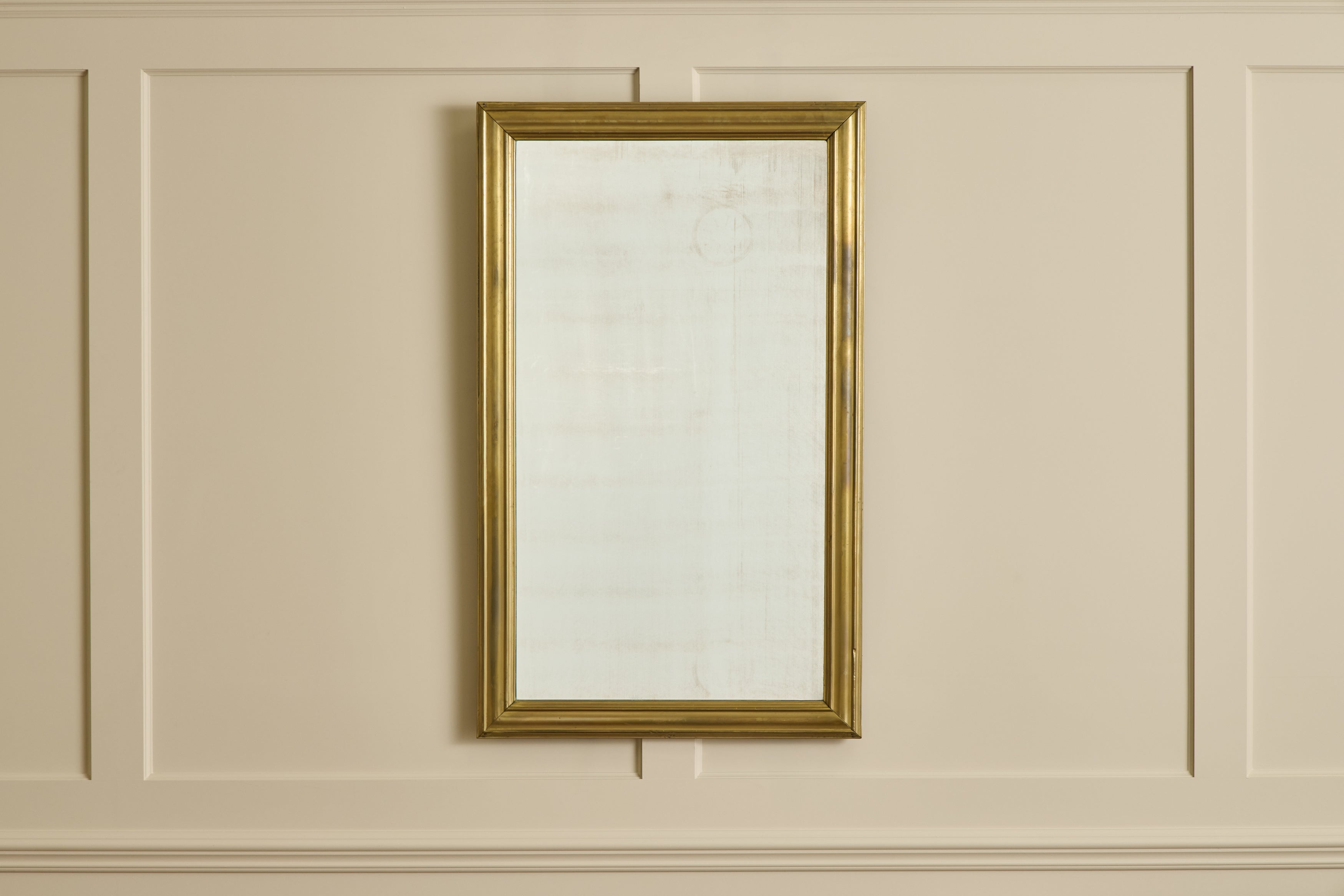 Brass Bistro Mirror 54"