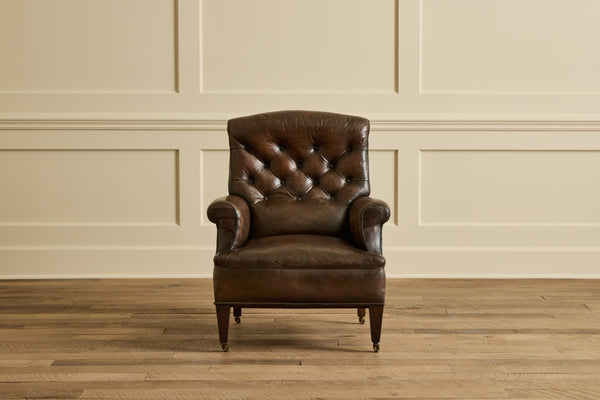 Tufted Leather Armchair