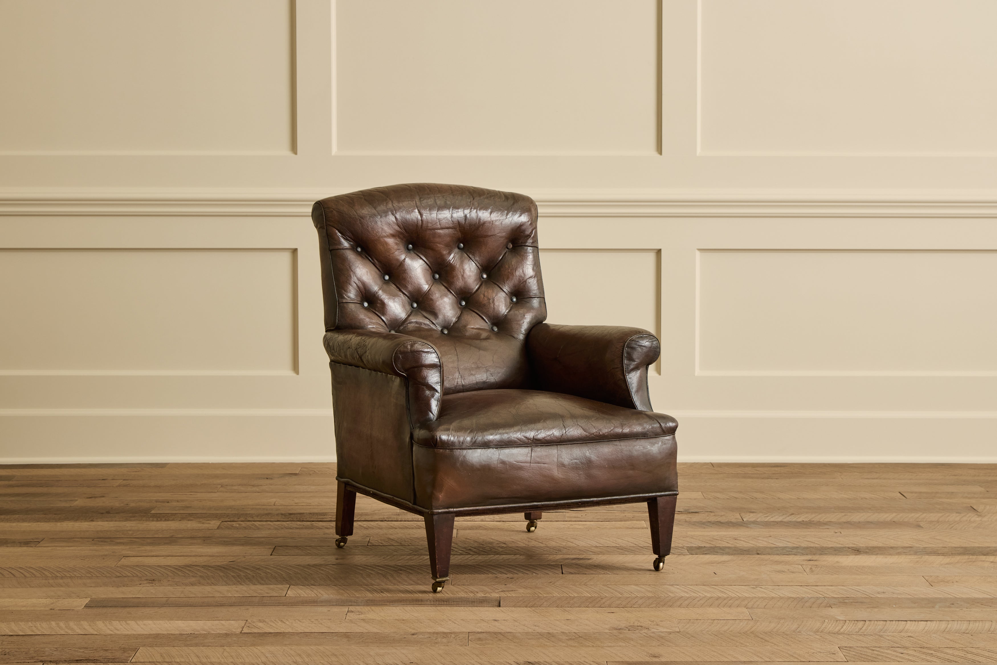 Tufted Leather Armchair