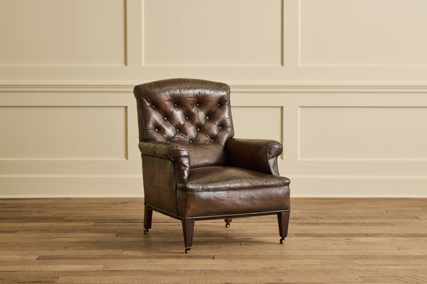 Tufted Leather Armchair