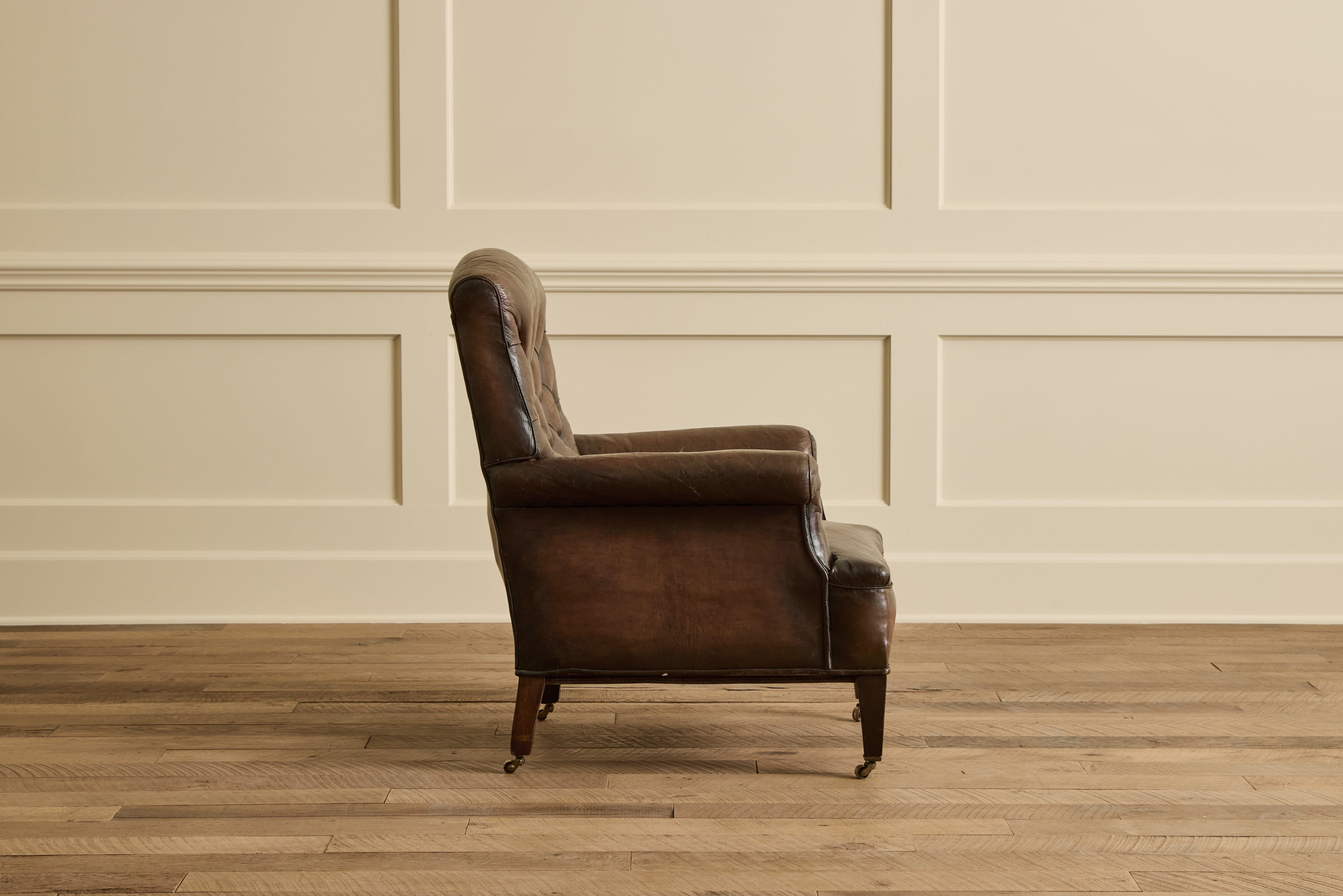 Tufted Leather Armchair
