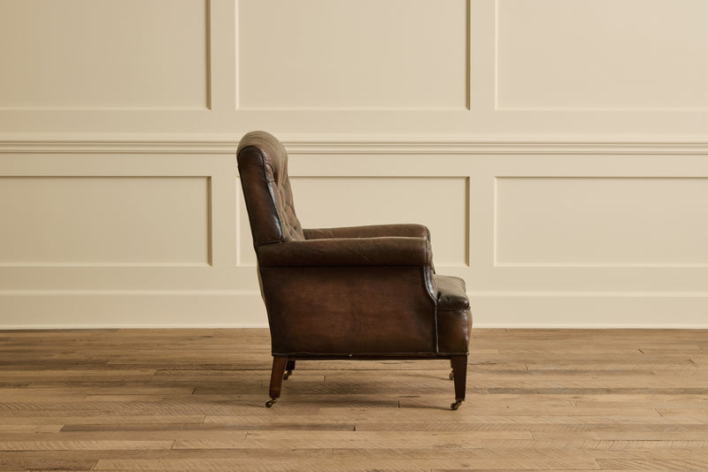 Tufted Leather Armchair