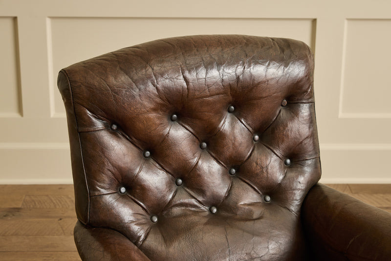 Tufted Leather Armchair
