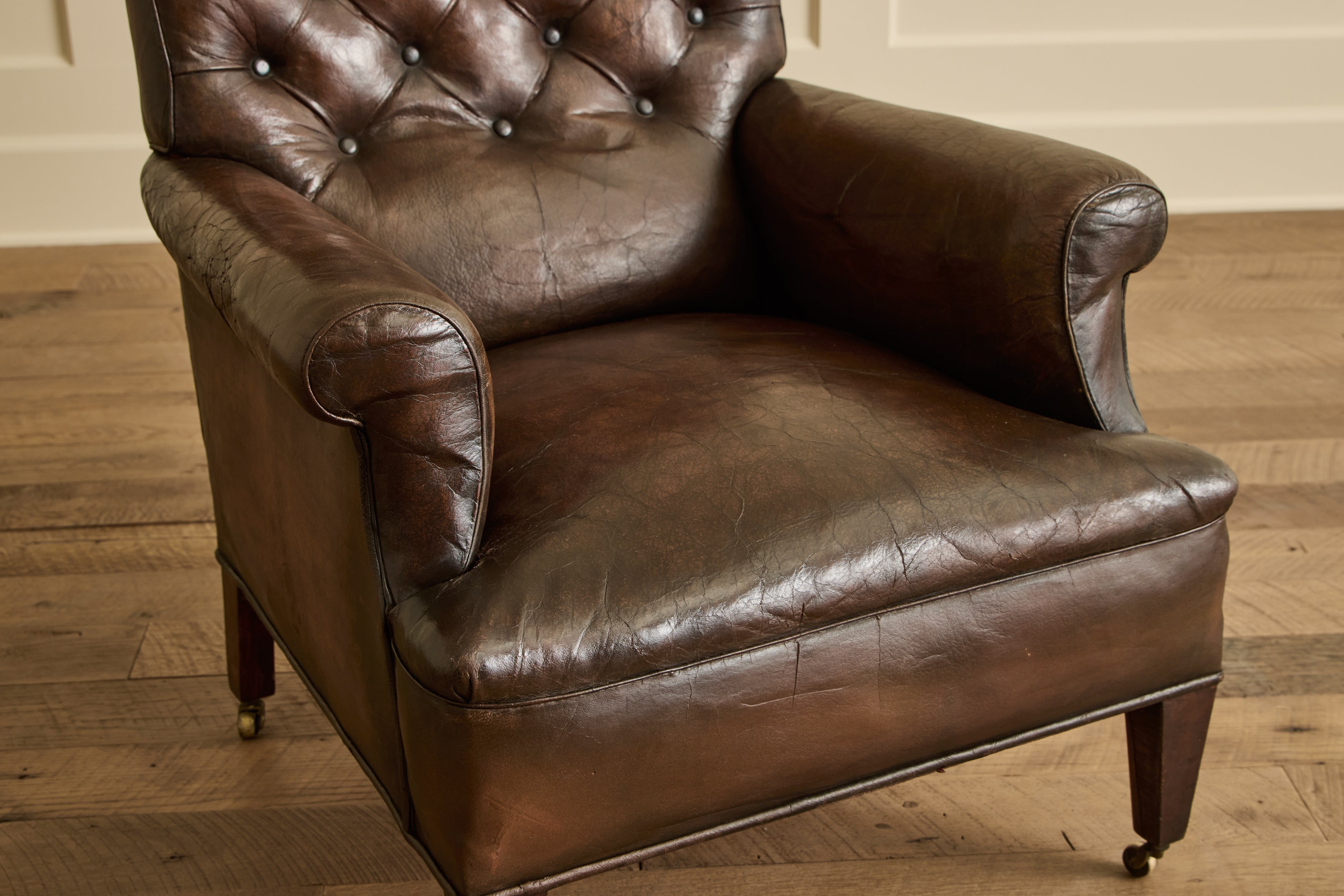 Tufted Leather Armchair