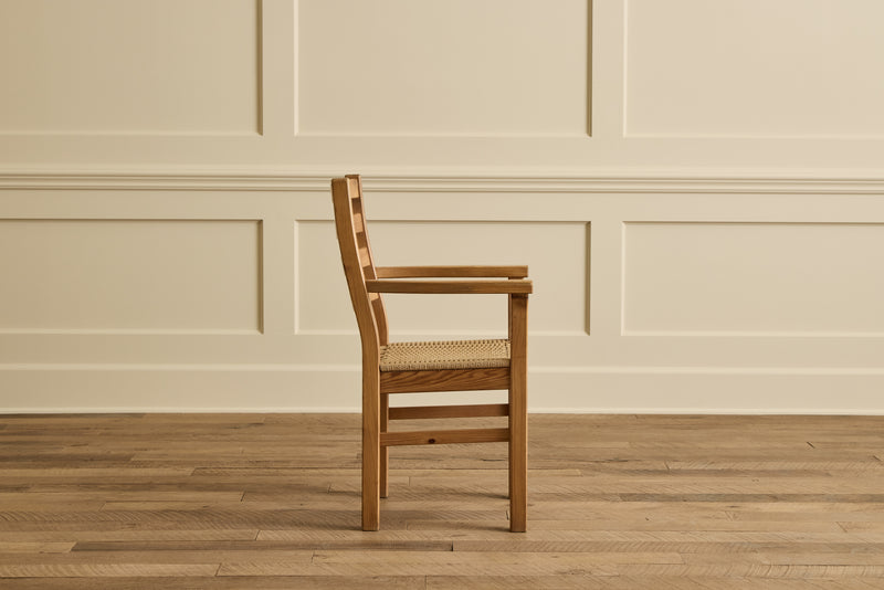 Set of 4 Pine Wood Dining Chairs