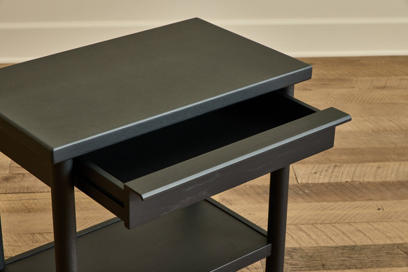 Single Drawer Side Table, 30"