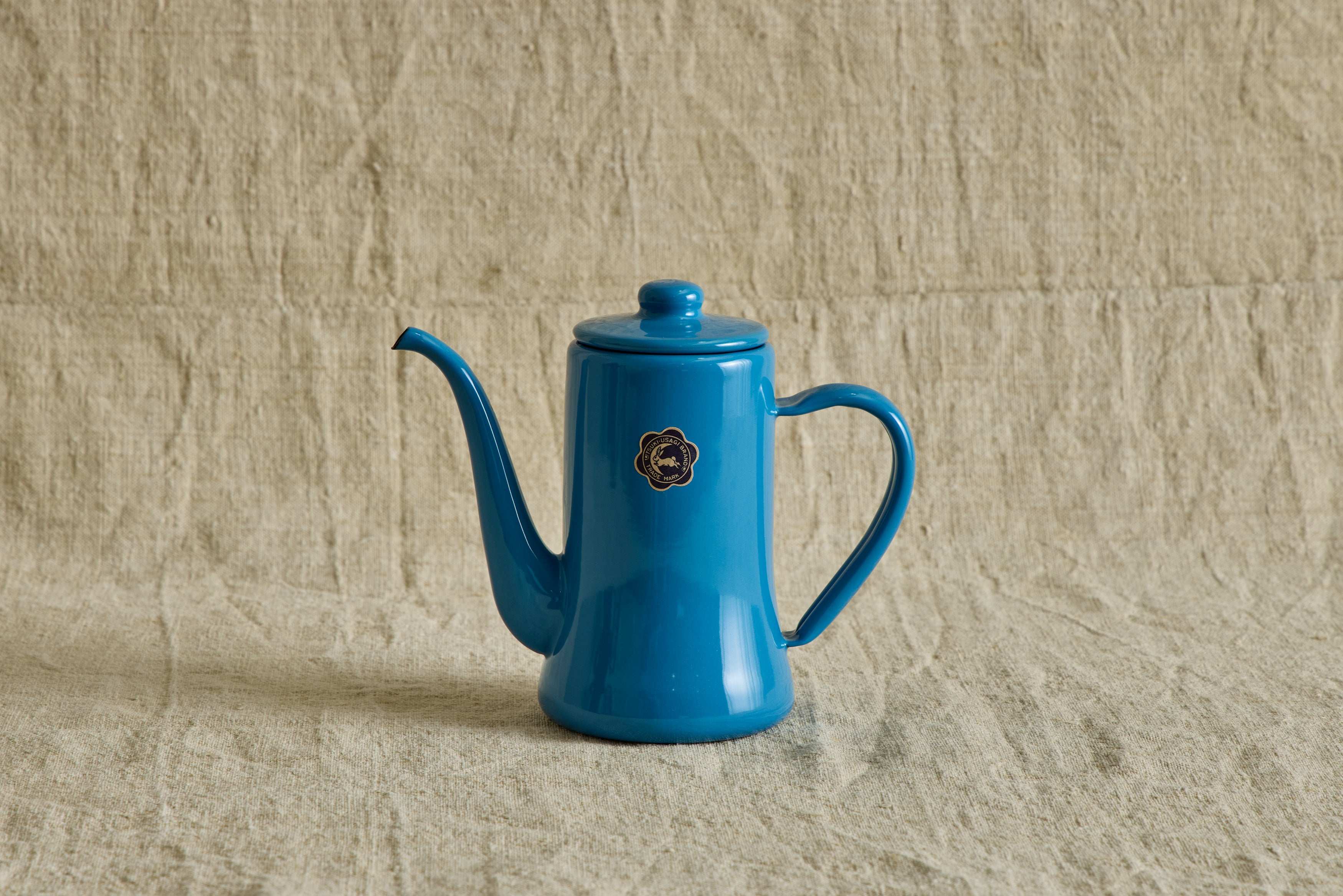 Enamel Slimpot Kettle, Blue
