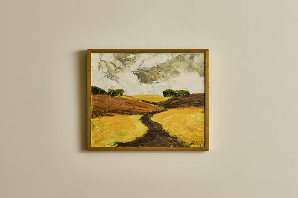 Golden Field Painting