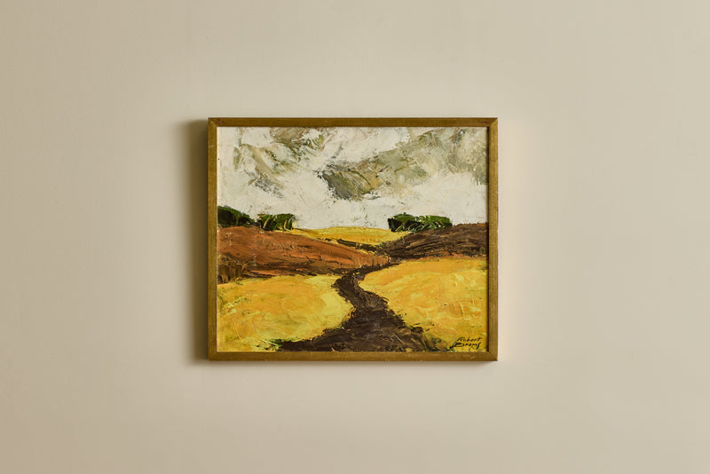 Golden Field Painting