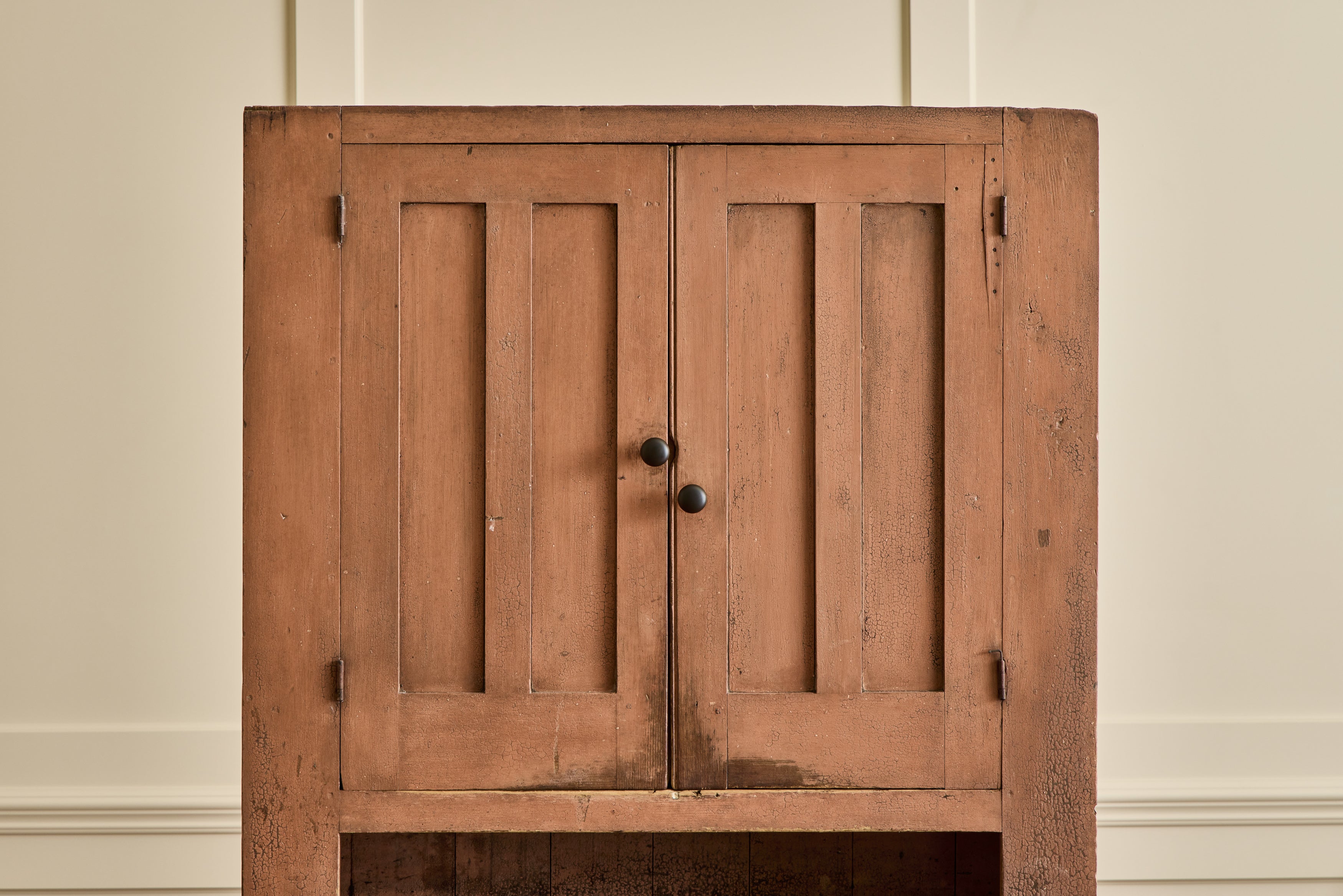 Painted Stepback Cupboard