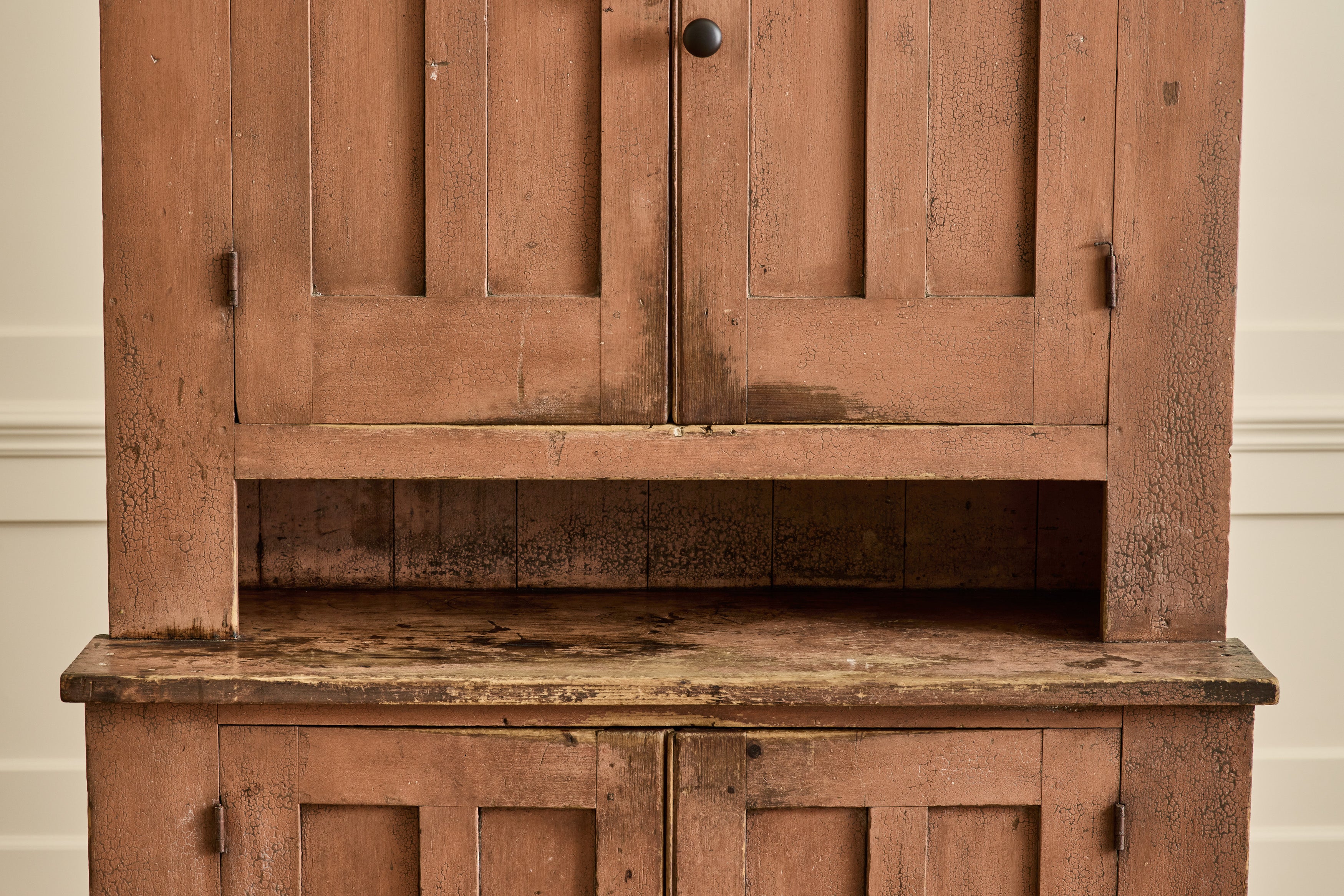 Painted Stepback Cupboard