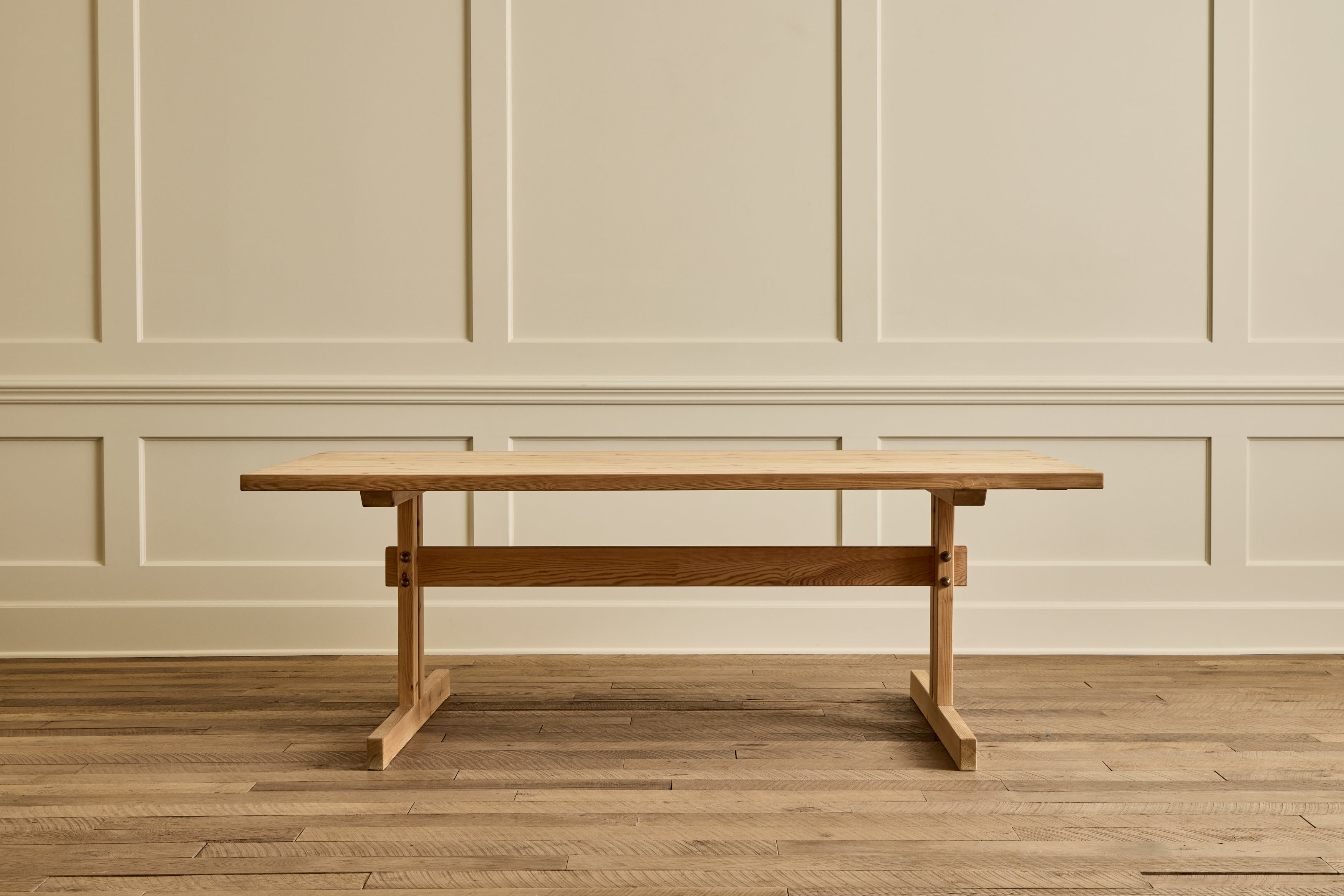 Danish Pine Wood Dining Table