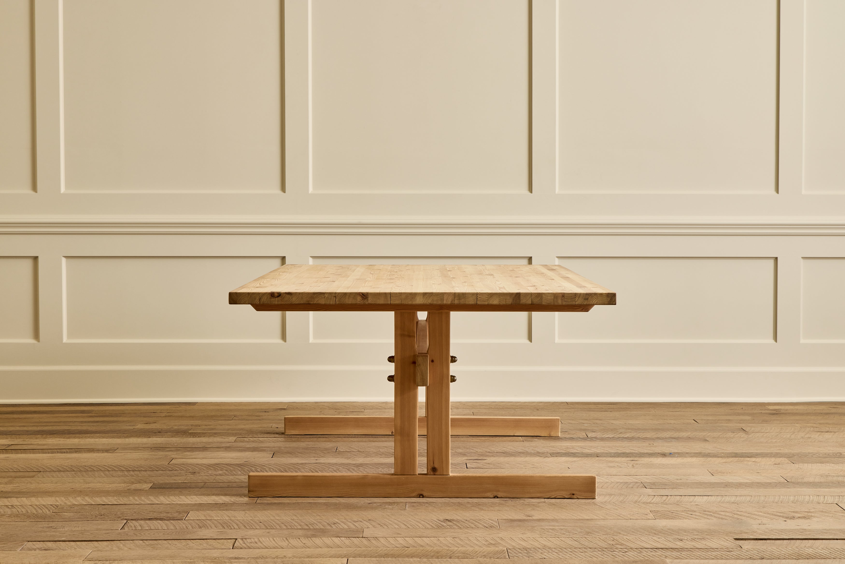 Danish Pine Wood Dining Table