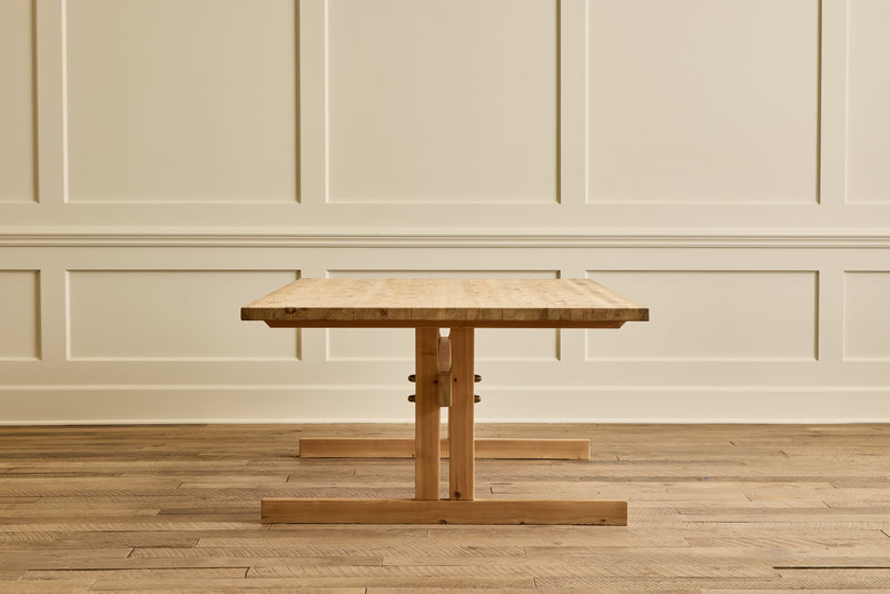 Danish Pine Wood Dining Table
