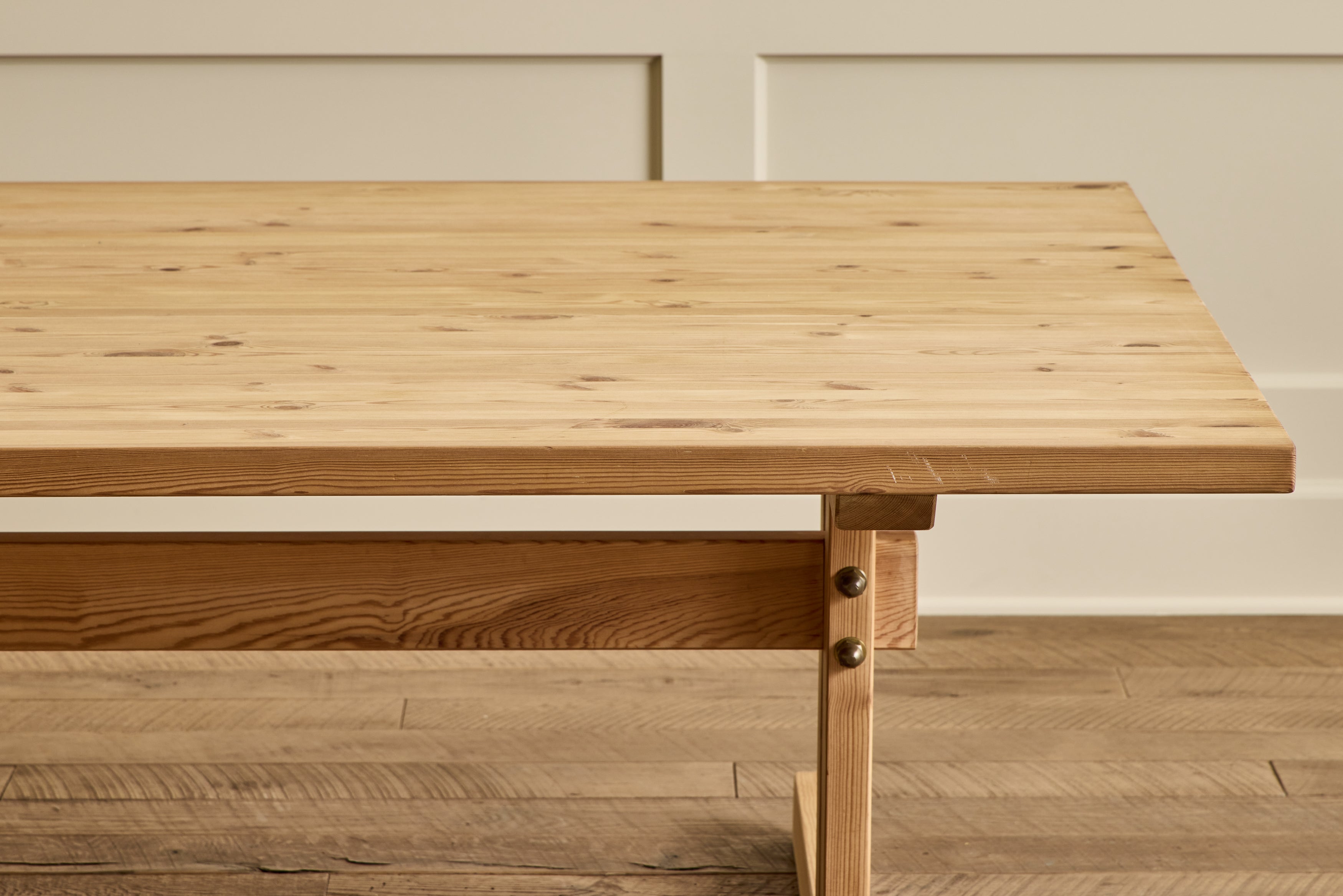 Danish Pine Wood Dining Table