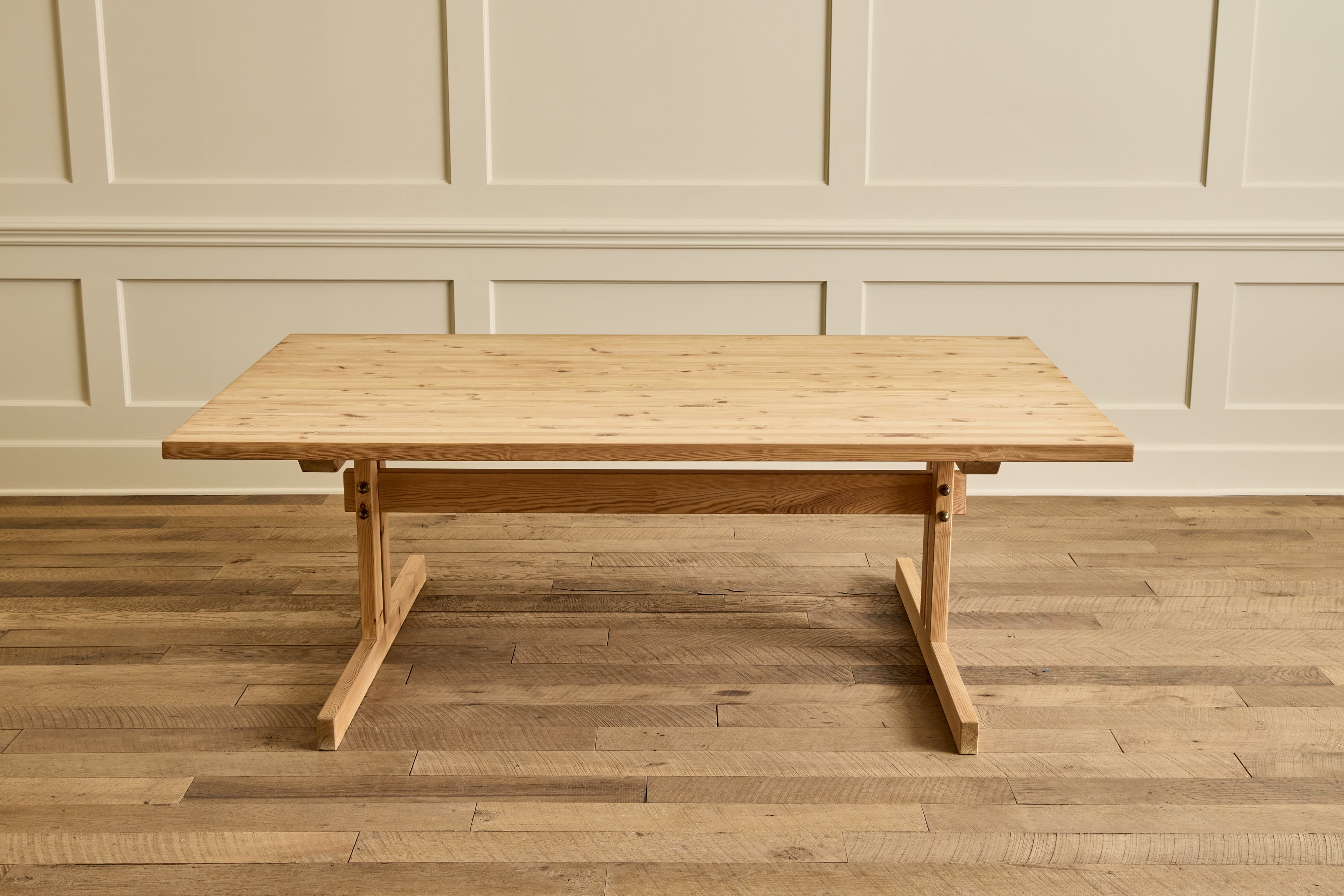 Danish Pine Wood Dining Table