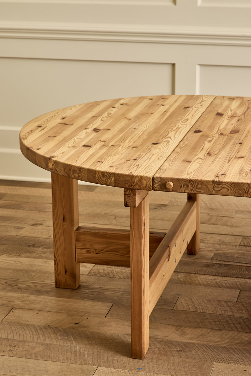 Poulsen Pine Oval Dining Table