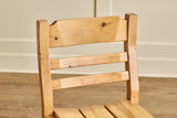 Set of 6 Brutalist Pine Chairs