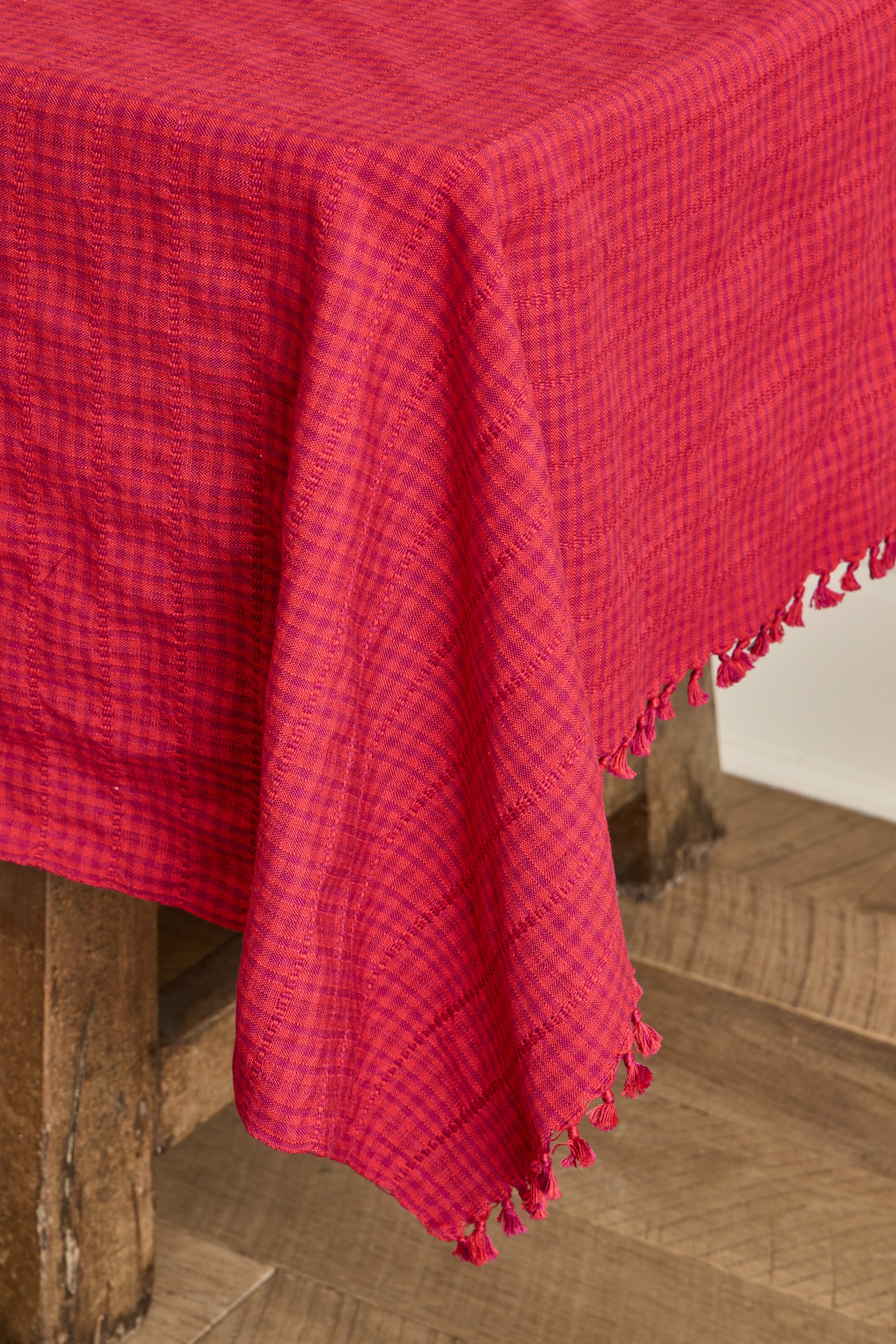 Soho Tablecloth in Crimson Red