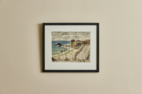 Seascape Watercolor Painting