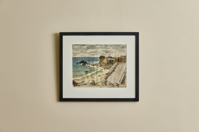 Seascape Watercolor Painting