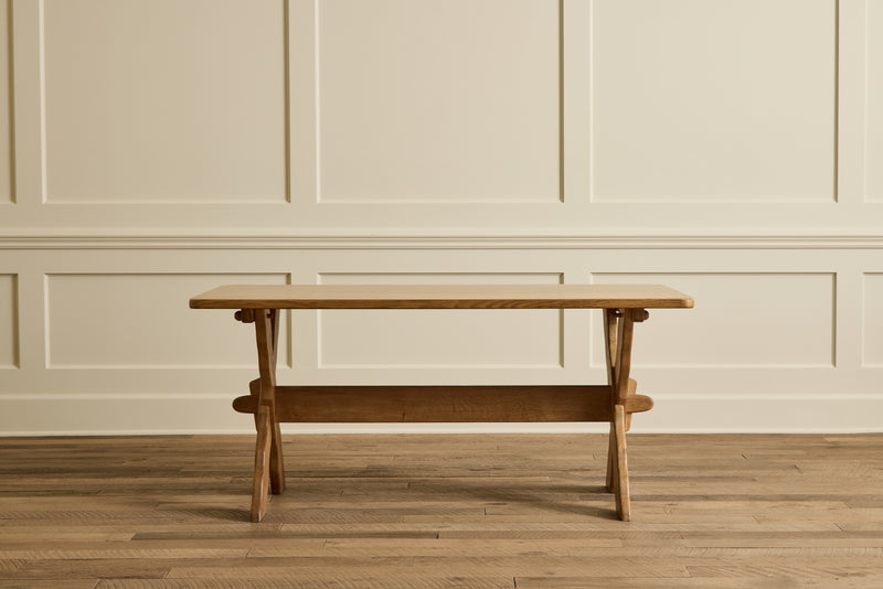 Danish X-Frame Dining Table